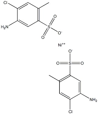 2-Chloro-4-toluidine-5-sulfonic acid nickel 结构式