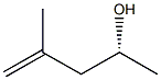 [R,(-)]-4-メチル-4-ペンテン-2-オール 化学構造式