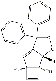 (1S,7R,8S)-4,4-Diphenyl-5,6-dioxatricyclo[6.2.0.03,7]deca-2,9-diene Structure