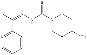 4-Hydroxy-1-piperidinethiocarboxylic acid 2-[1-(2-pyridyl)ethylidene] hydrazide