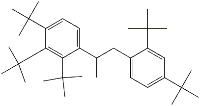 2-(2,3,4-Tri-tert-butylphenyl)-1-(2,4-di-tert-butylphenyl)propane,,结构式