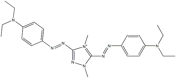  1,4-Dimethyl-3,5-bis[4-(diethylamino)phenylazo]-1H-1,2,4-triazol-4-ium