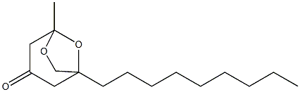 5-Methyl-1-nonyl-6,8-dioxabicyclo[3.2.1]octan-3-one Structure