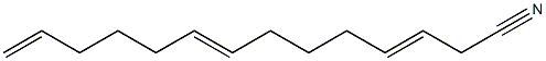 3,8,13-Tetradecatrienenitrile Structure