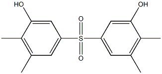 3,3'-Dihydroxy-4,4',5,5'-tetramethyl[sulfonylbisbenzene],,结构式