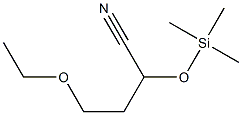 2-(Trimethylsilyloxy)-4-ethoxybutanenitrile