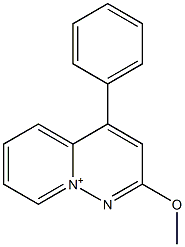 2-Methoxy-4-phenylpyrido[1,2-b]pyridazin-9-ium Structure