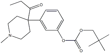 Carbonic acid 3-(1-methyl-4-propanoylpiperidin-4-yl)phenyl 2,2-dimethylpropyl ester