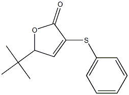 5-tert-Butyl-3-(phenylthio)-2(5H)-furanone Structure