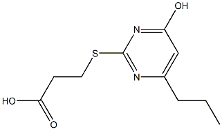 3-[(4-Hydroxy-6-propylpyrimidin-2-yl)thio]propionic acid|