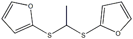 1,1-Bis(2-furanylthio)ethane,,结构式