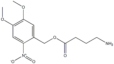 4-Aminobutyric acid (4,5-dimethoxy-2-nitrophenyl)methyl ester