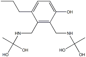 2,3-Bis[[(1,1-dihydroxyethyl)amino]methyl]-4-propylphenol