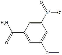5-Methoxy-3-nitrobenzamide,,结构式