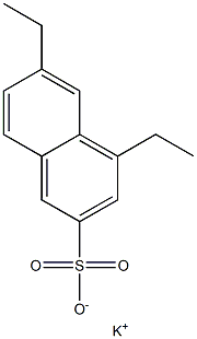 4,6-Diethyl-2-naphthalenesulfonic acid potassium salt