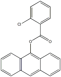 o-Chlorobenzoic acid (anthracen-9-yl) ester Structure
