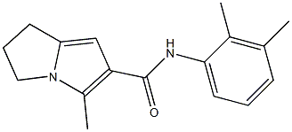 6,7-Dihydro-3-methyl-N-(2,3-dimethylphenyl)-5H-pyrrolizine-2-carboxamide