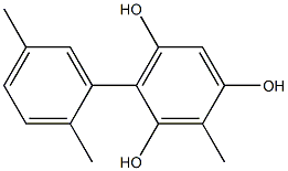  2-Methyl-4-(2,5-dimethylphenyl)benzene-1,3,5-triol