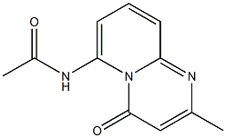 6-Acetylamino-2-methyl-4H-pyrido[1,2-a]pyrimidin-4-one,,结构式
