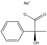 (2S)-2-Hydroxy-2-phenylpropionic acid sodium salt Structure