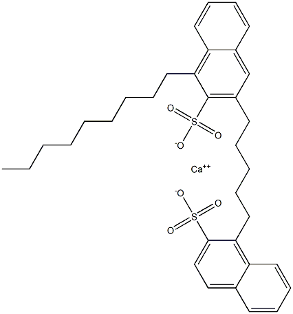 Bis(1-nonyl-2-naphthalenesulfonic acid)calcium salt 结构式