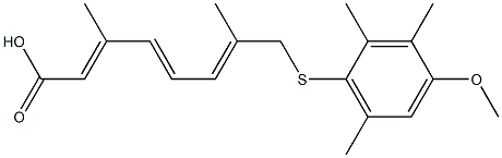 (2E,4E,6E)-8-(2,3,6-Trimethyl-4-methoxyphenylthio)-3,7-dimethyl-2,4,6-octatrienoic acid