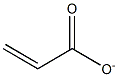 Propenoic acid anion,,结构式