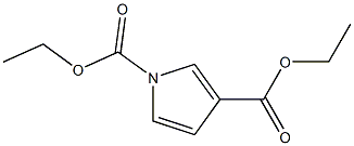 1H-Pyrrole-1,3-dicarboxylic acid diethyl ester Structure