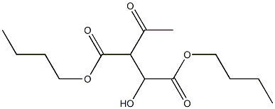 3-Acetyl-L-malic acid dibutyl ester Struktur