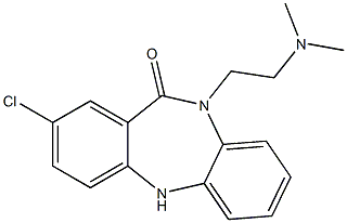 10,11-Dihydro-2-chloro-10-[2-(dimethylamino)ethyl]-5H-dibenzo[b,e][1,4]diazepin-11-one