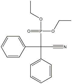 [Cyanodiphenylmethyl]phosphonic acid diethyl ester