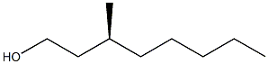 [S,(-)]-3-メチル-1-オクタノール 化学構造式