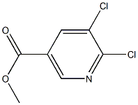 5,6-ジクロロニコチン酸メチル 化学構造式