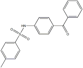 N-(4-Benzoylphenyl)-p-toluenesulfonamide Struktur