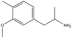 2-(3-Methoxy-4-methylphenyl)-1-methylethan-1-amine 结构式