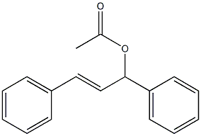 1,3-Diphenylpropene-3-ol acetate Structure