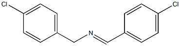 N-(4-Chlorobenzyl)-4-chlorobenzaldimine 结构式