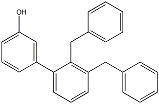 3-(2,3-Dibenzylphenyl)phenol 结构式