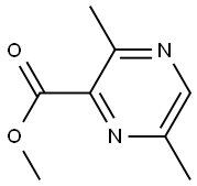 3,6-Dimethylpyrazine-2-carboxylic acid methyl ester Struktur