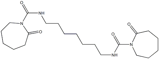 N,N'-(Heptane-1,7-diyl)bis[(2-oxohexahydro-2H-azepine)-1-carboxamide] Structure