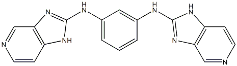 2,2'-[1,3-Phenylenebis(imino)]bis(1H-imidazo[4,5-c]pyridine) Structure