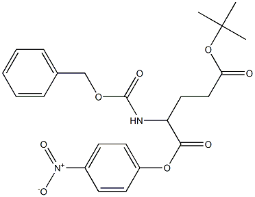 2-(Benzyloxycarbonylamino)pentanedioic acid 5-(tert-butyl)1-(p-nitrophenyl) ester,,结构式