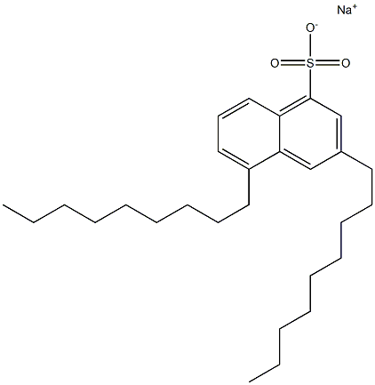 3,5-Dinonyl-1-naphthalenesulfonic acid sodium salt,,结构式