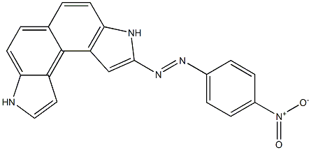  3,8-Dihydro-2-(4-nitrophenylazo)indolo[4,5-e]indole