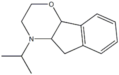 2,3,4,4a,5,9b-Hexahydro-4-isopropylindeno[1,2-b]-1,4-oxazine Struktur