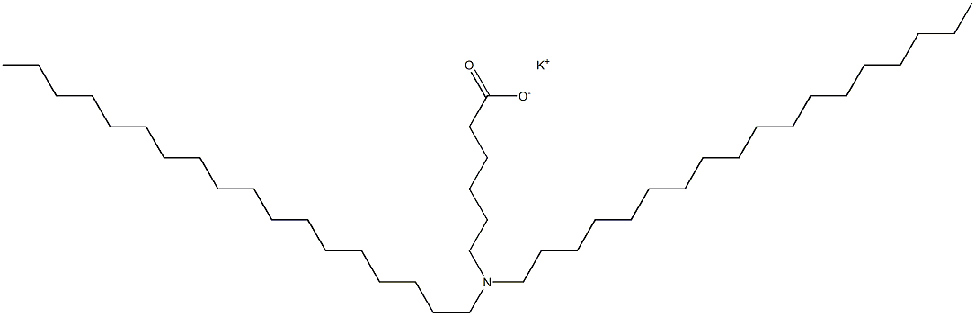 6-(Dioctadecylamino)hexanoic acid potassium salt Structure