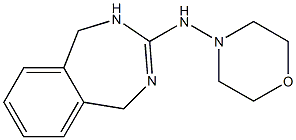 N-(4-Morpholinyl)-4,5-dihydro-1H-2,4-benzodiazepin-3-amine Structure