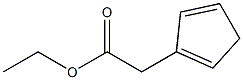 2-(Ethoxycarbonylmethyl)-1,3-cyclopentadiene Structure