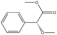 (R)-Methoxyphenylacetic acid methyl ester 结构式