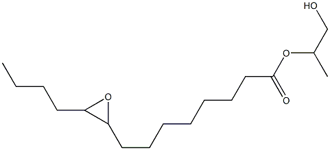 9,10-Epoxytetradecanoic acid 2-hydroxy-1-methylethyl ester,,结构式